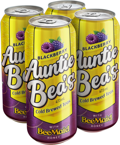 Auntie Bea's COLD Brewed Tea BLACKBERRY - 473ml