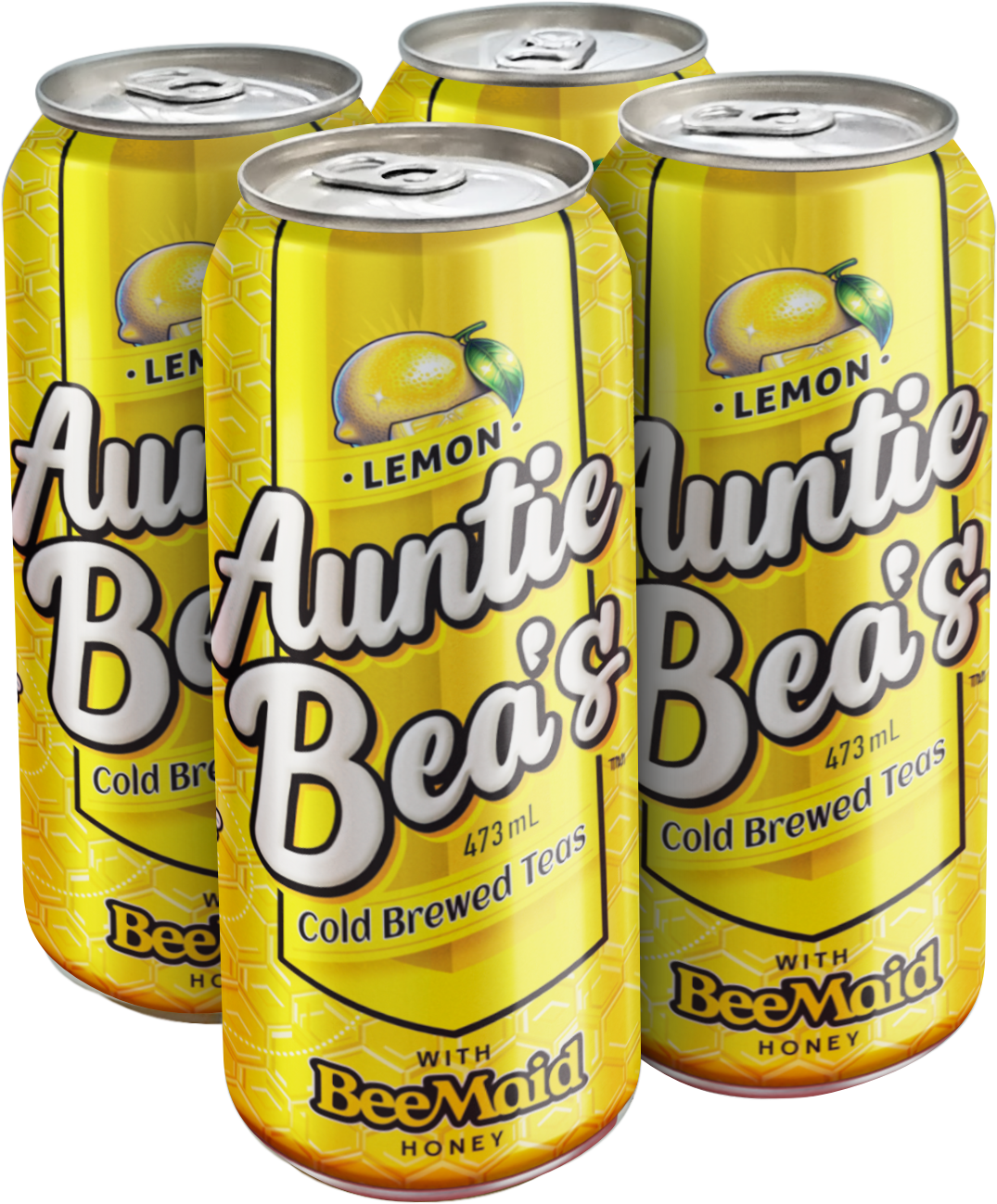 Auntie Bea's COLD Brewed Tea LEMON - 473ml
