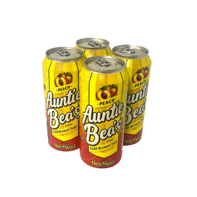 Auntie Bea's Cold Brewed Tea PEACH - 473ml - Farmery Estate Brewing Company Inc. - Iced Tea