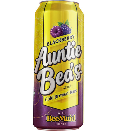 Auntie Bea's Cold Brewed Teas BLACKBERRY - 473ml - Farmery Estate Brewing Company Inc.-non alc