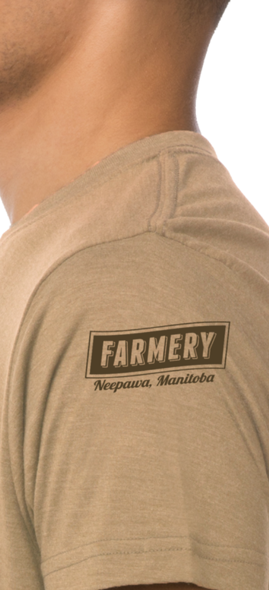 Farmery Craft Co. T-Shirt - Beige - T/T