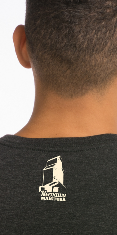 T-Shirt - Charcoal w/BLK & Orange - T/T