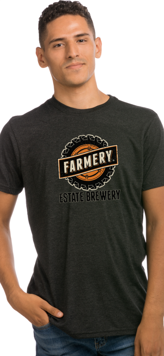 T-Shirt - Charcoal w/BLK & Orange - T/T