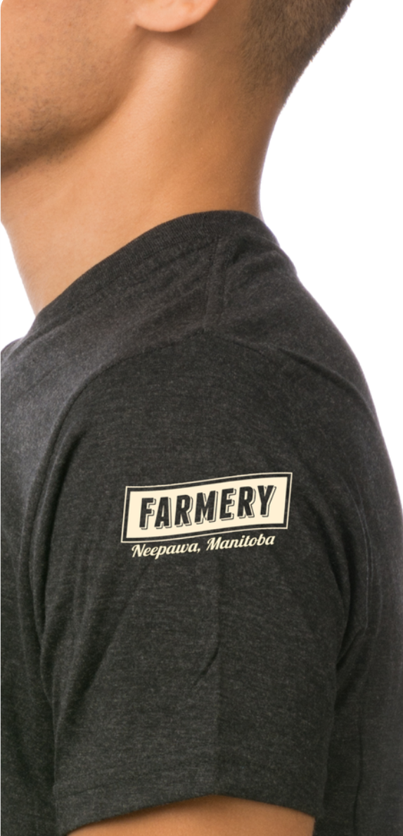 T-Shirt - Charcoal w/BLK & Orange - T/T