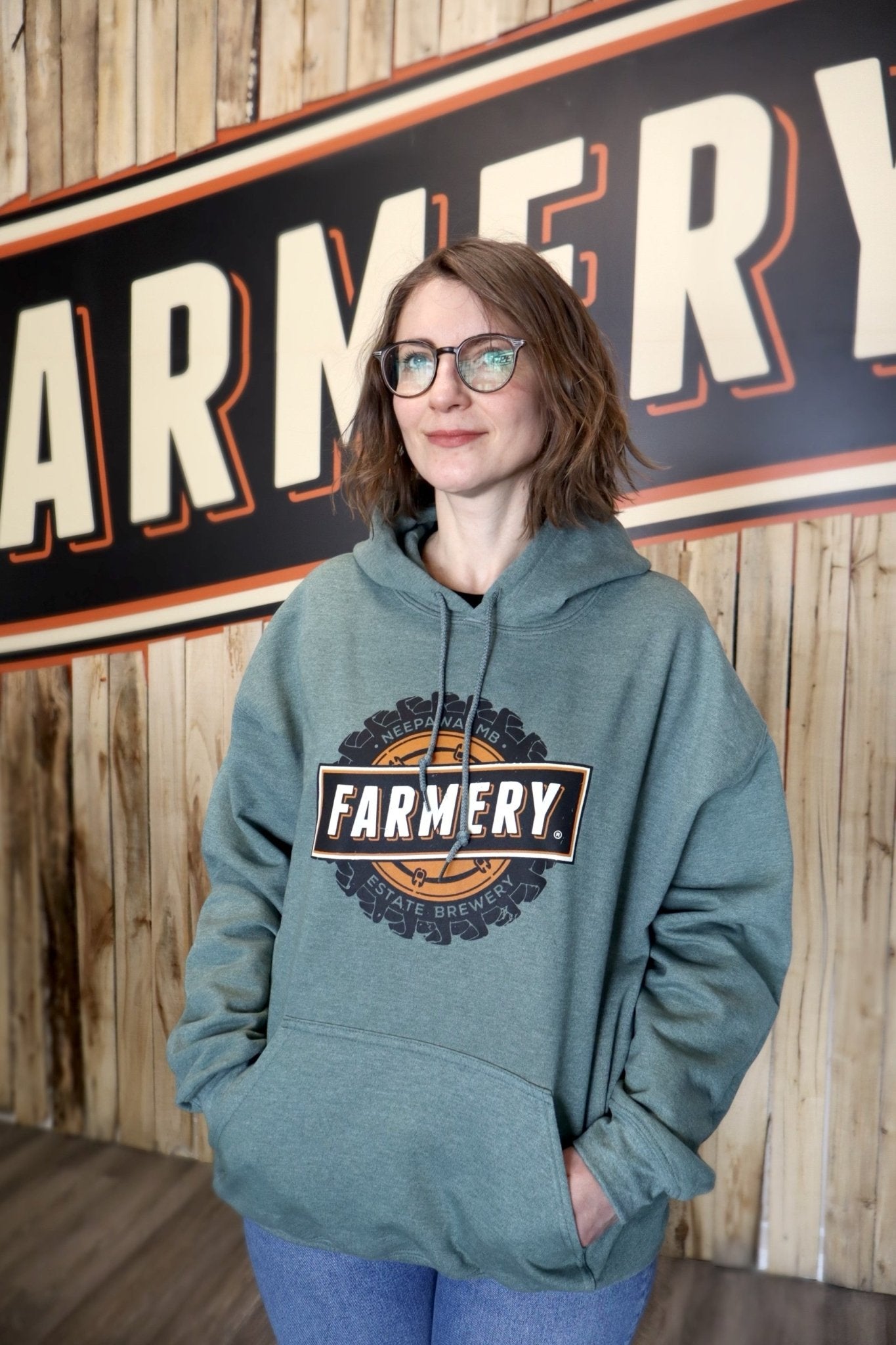 Farmery Hoodie (XOL) HTH Green - Farmery Estate Brewing Company Inc. - 