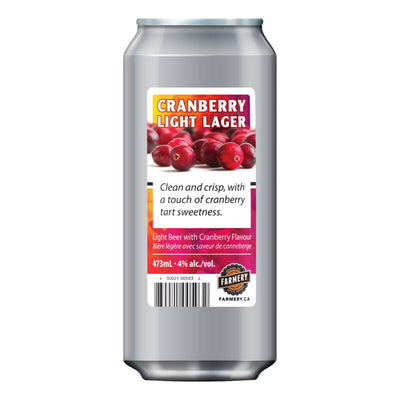 Cranberry Light Lager - Farmery Estate Brewing Company Inc.-Beer