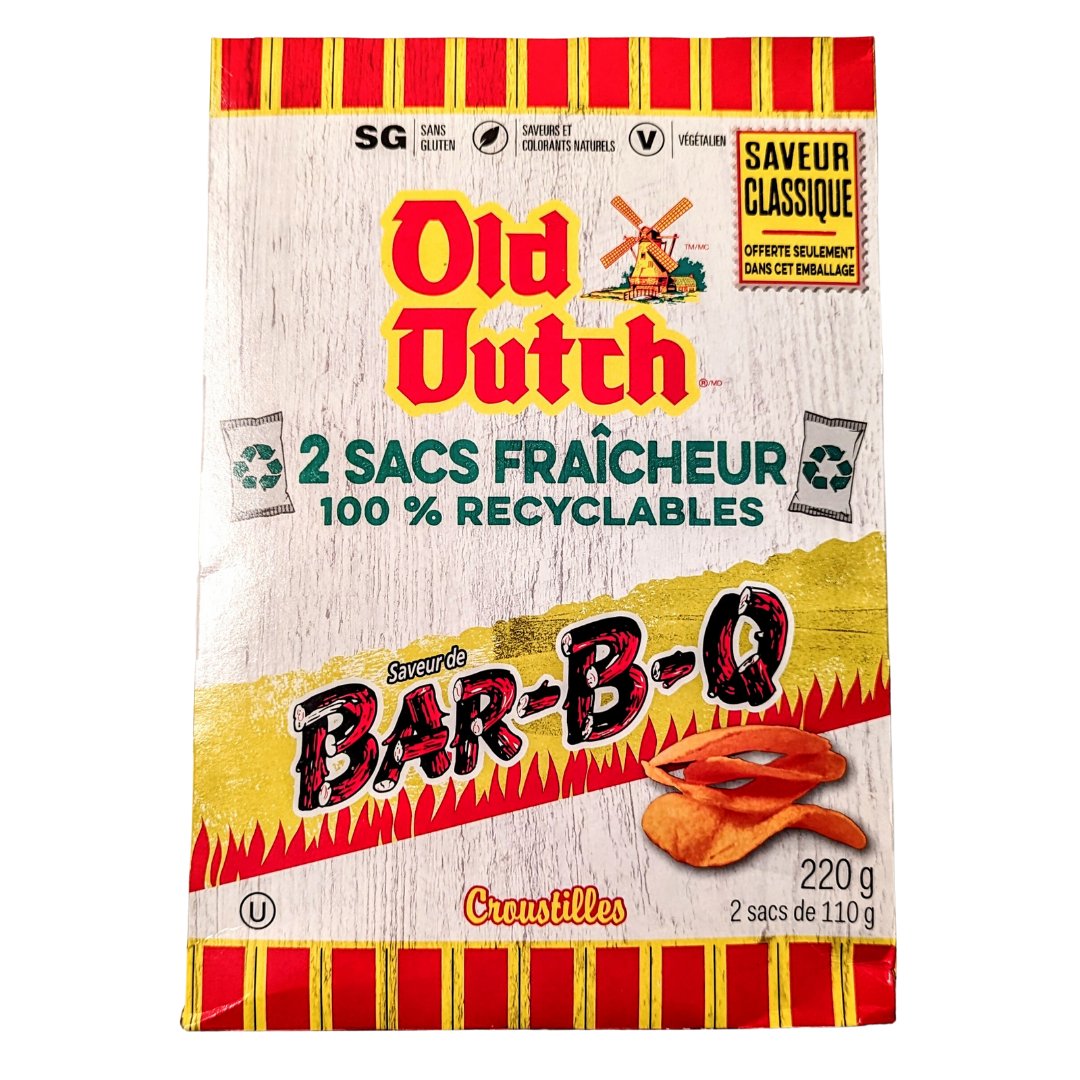 Old Dutch Chips - BBQ - Farmery Estate Brewing Company Inc.-Snack Foods